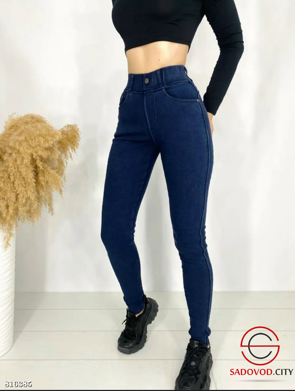 Джеггинсы женские с флисом внутри - Bruno фото 2