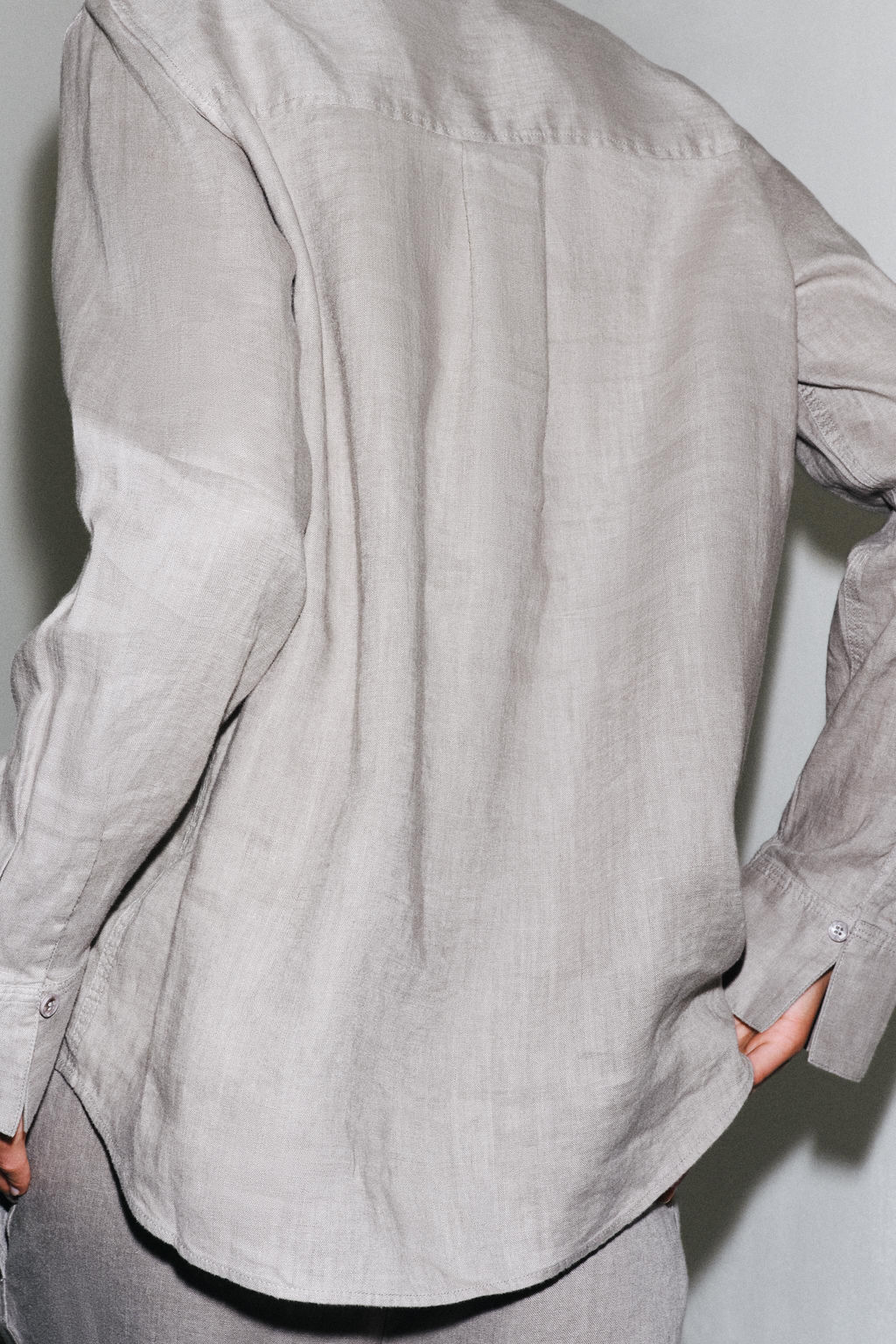 ZW COLLECTION 100% LINEN SHIRT - Zara фото 26