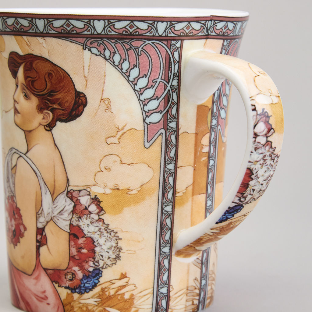 КРУЖКА LEFARD ВРЕМЕНА ГОДА (А. МУХА) 420 МЛ  фото 8