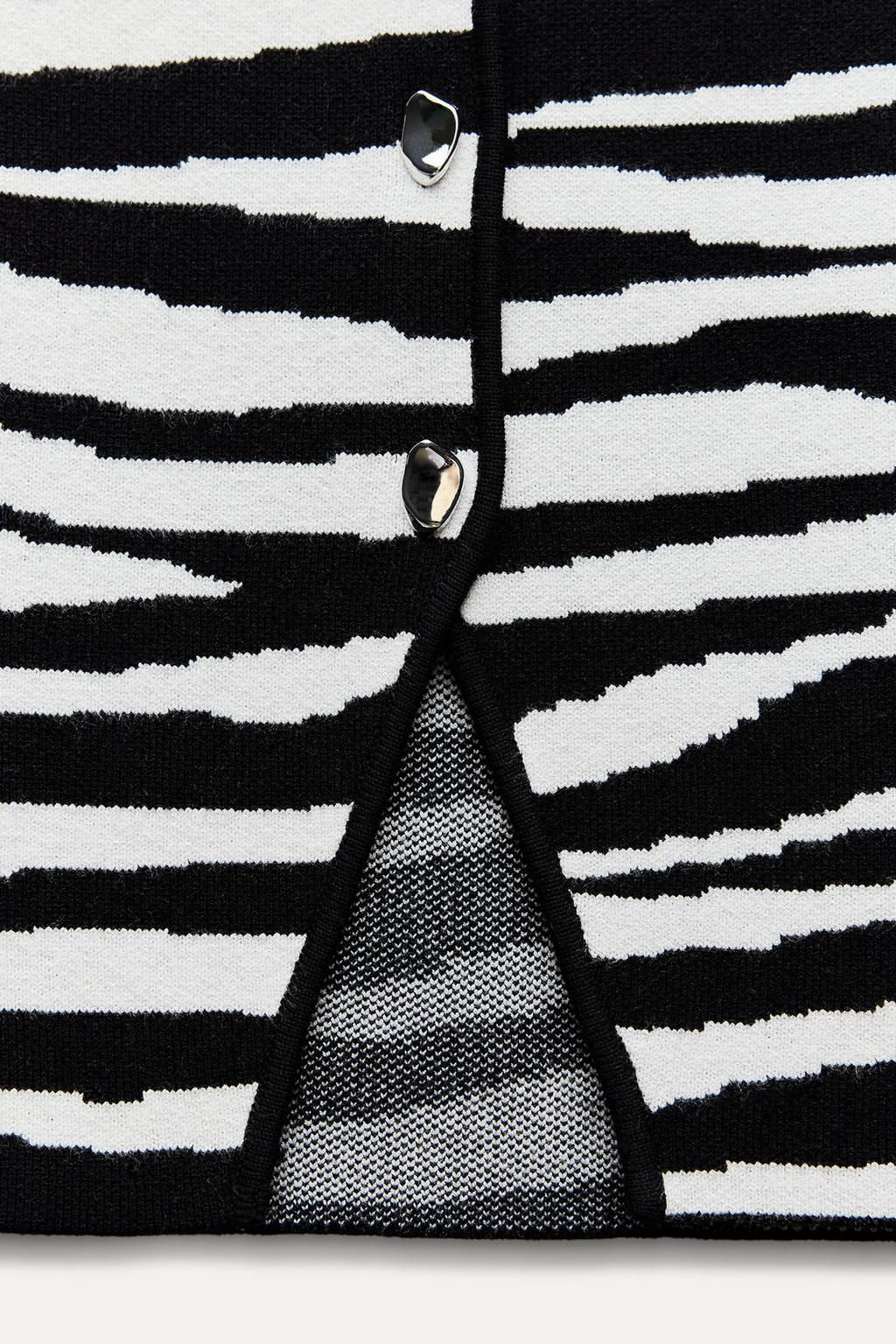 PLAIN KNIT CROP TOP - Zara фото 32