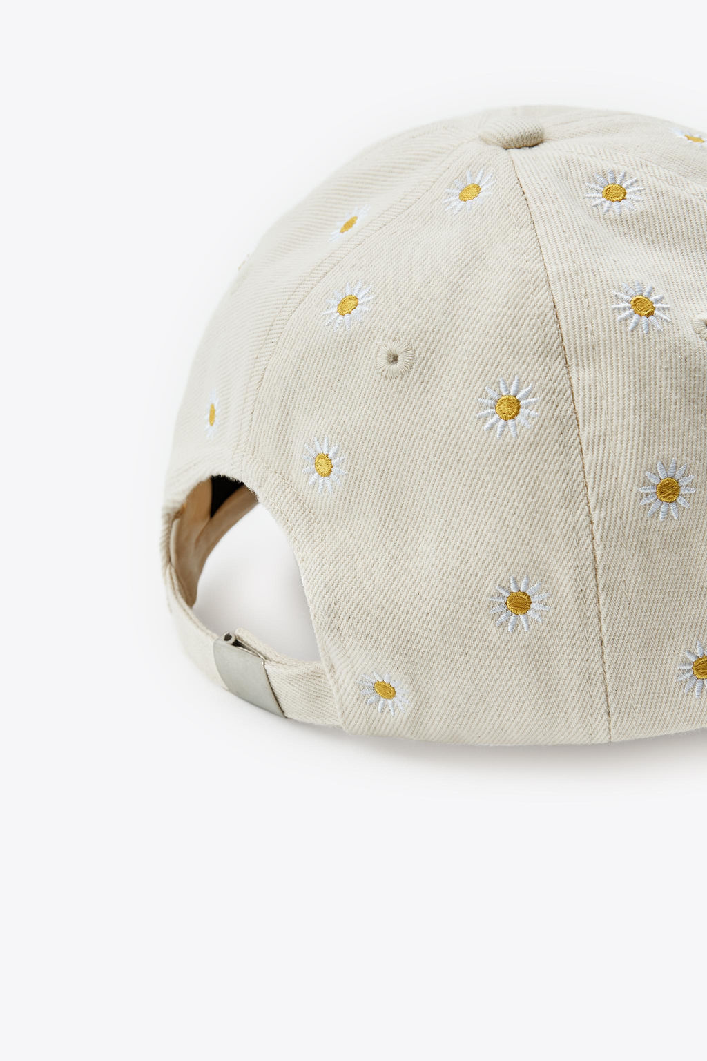 TWILL CAP WITH FLORAL EMBROIDERY - Zara фото 8