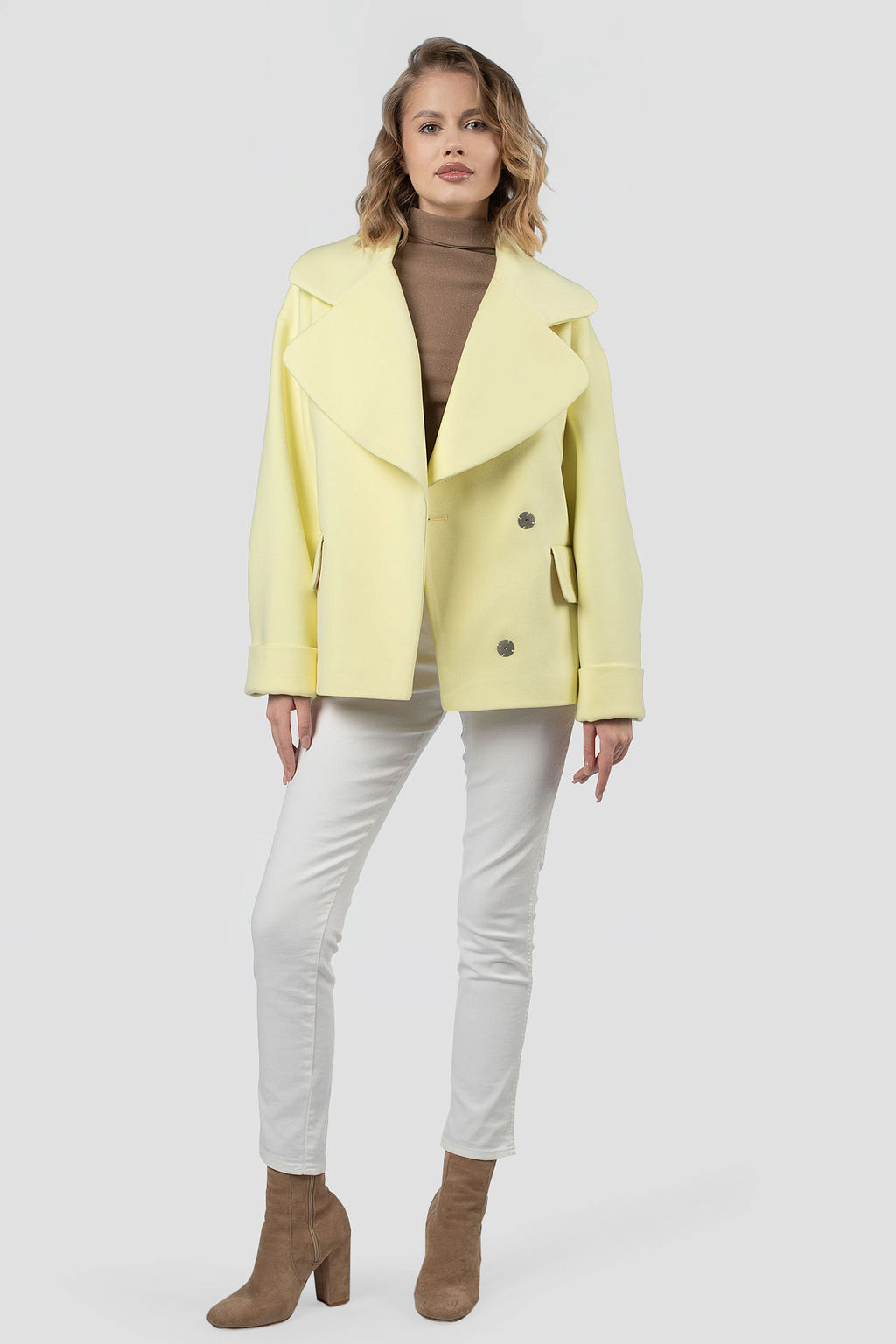 01-12236 Пальто женское демисезонное - El podio фото 4