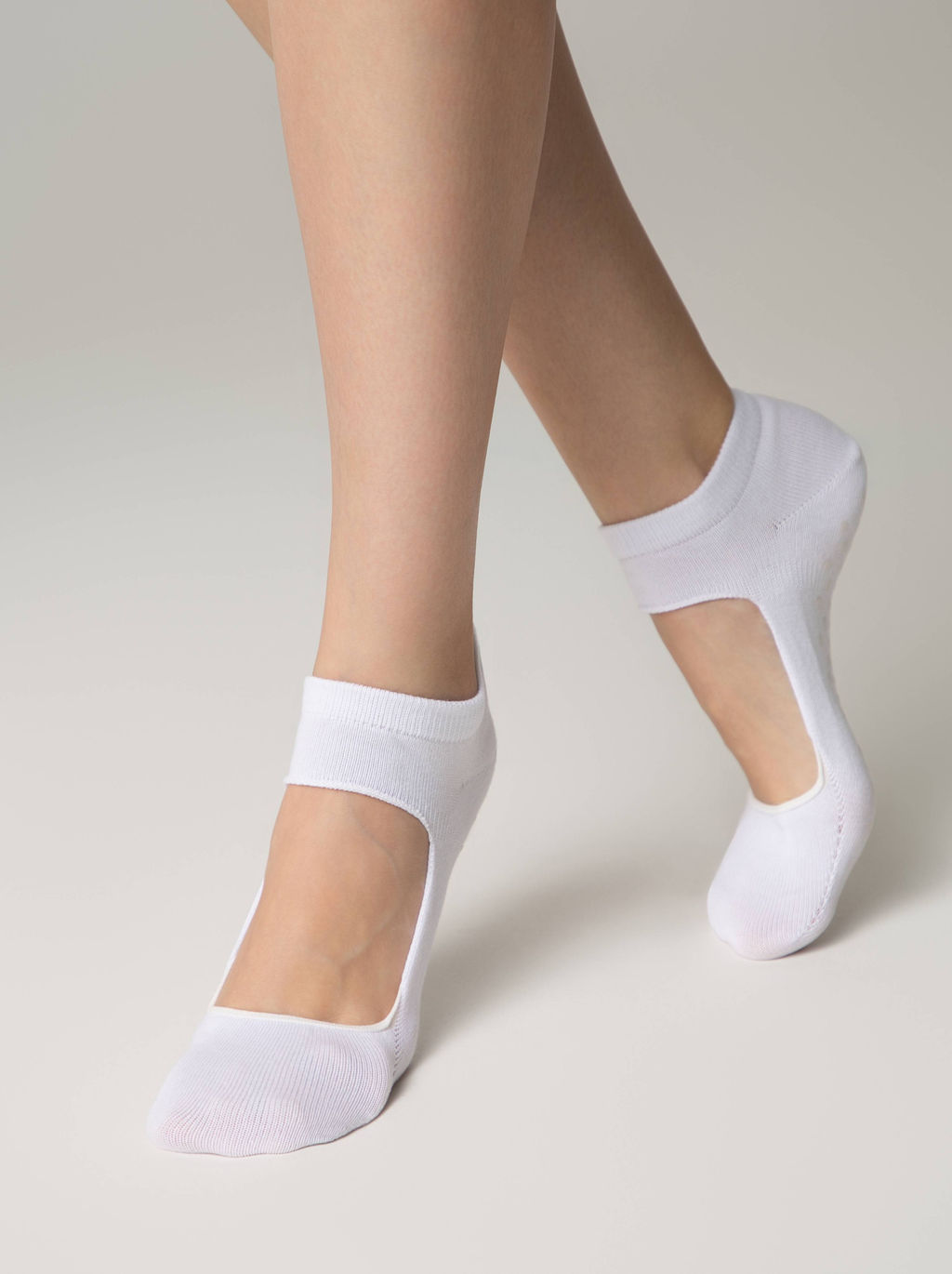 Цена за 2 пары. Носки Классические CONTE Короткие хлопковые носки ACTIVE белый - Conte elegant фото 10