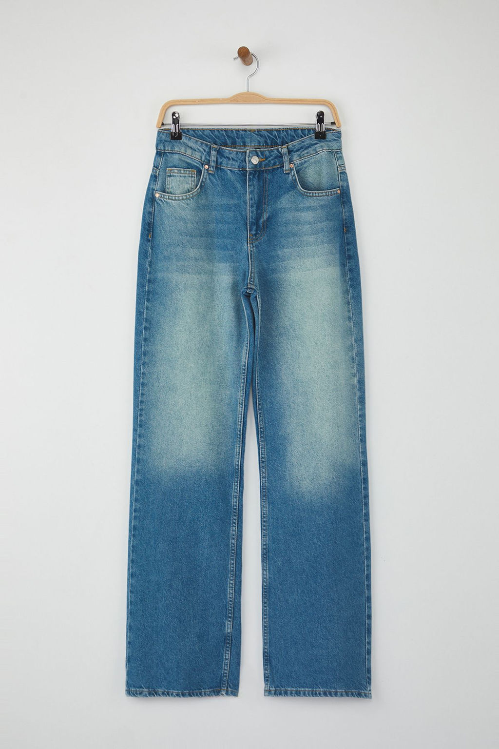 Teen Mavi Normal Bel Genis Paca Wide Leg Jeans TWOAW26JE00087