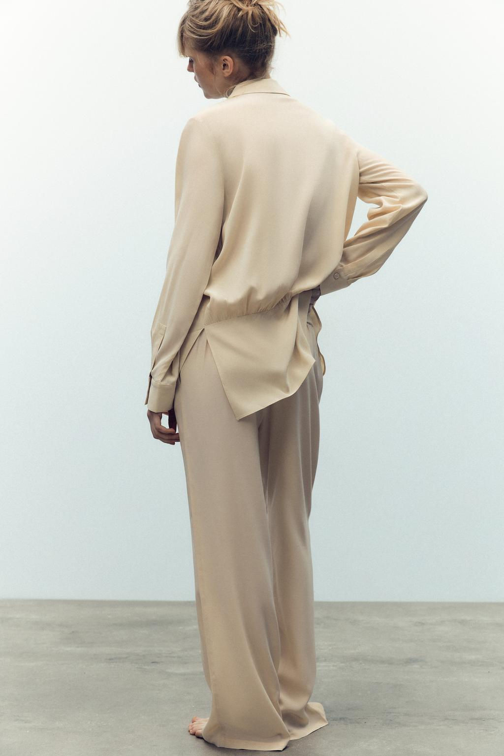 100% VISCOSE TROUSERS - Zara фото 5