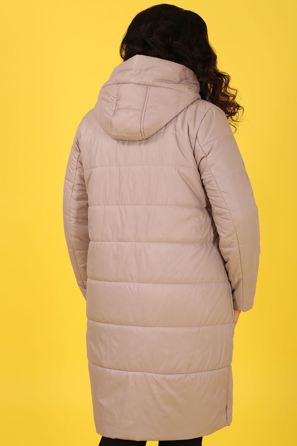 0У53 9807.С2 Пальто с капюшоном - Almond фото 2