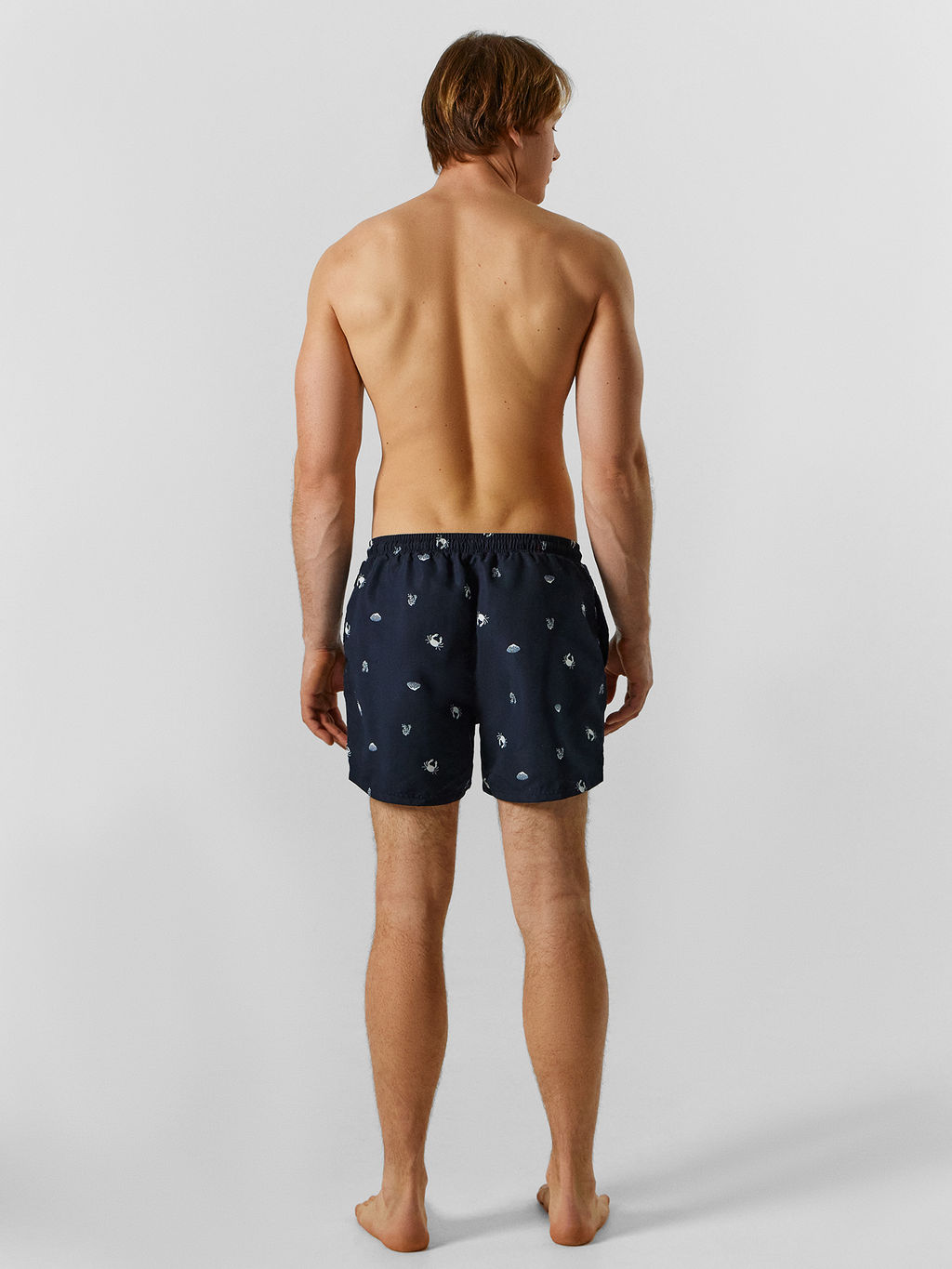 ПЛАВАТЕЛЬНЫЕ ШОРТЫ МУЖСКИЕ морская набивка 701008-6
