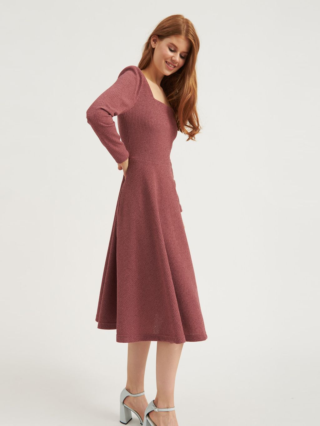 Платье в рубчик OD-670-3 - Tantino фото 4