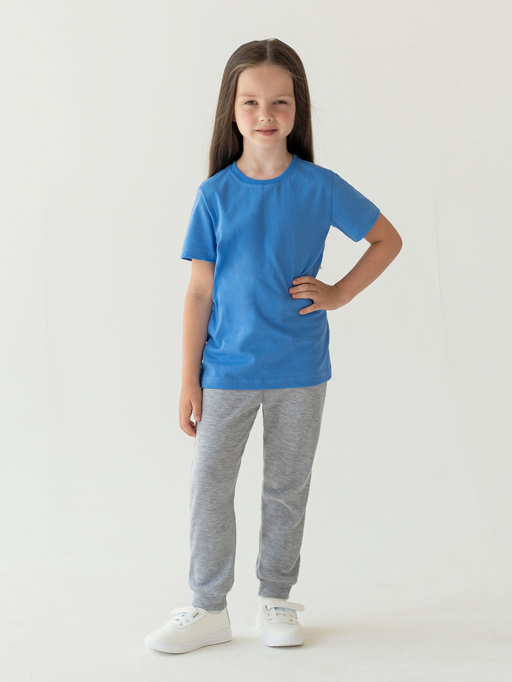 Штанишки детские серый меланж