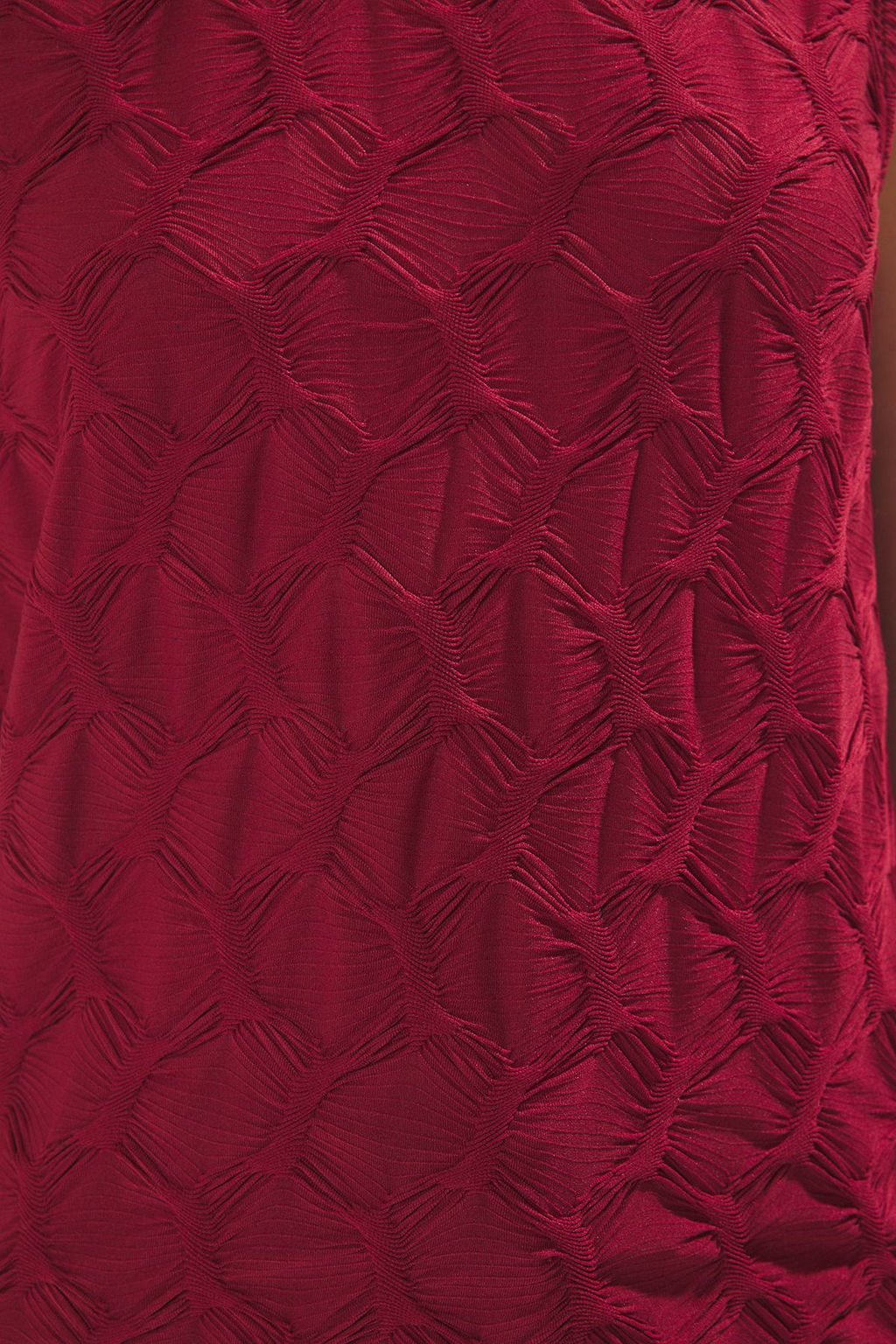 Trendyolmilla Bordo Dokulu Regular/Normal Kal?p Esnek Orme Bluz TWOSS25BZ00268  фото 10