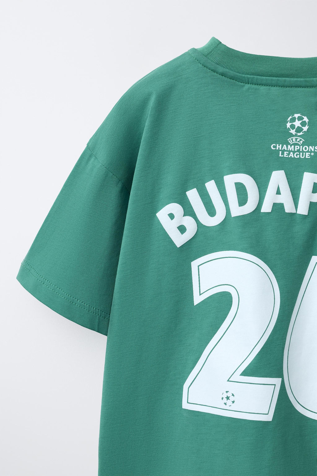 CAMISETA ESTAMPADA UEFA CHAMPIONS LEAGUE ® / Verde - Zara фото 4