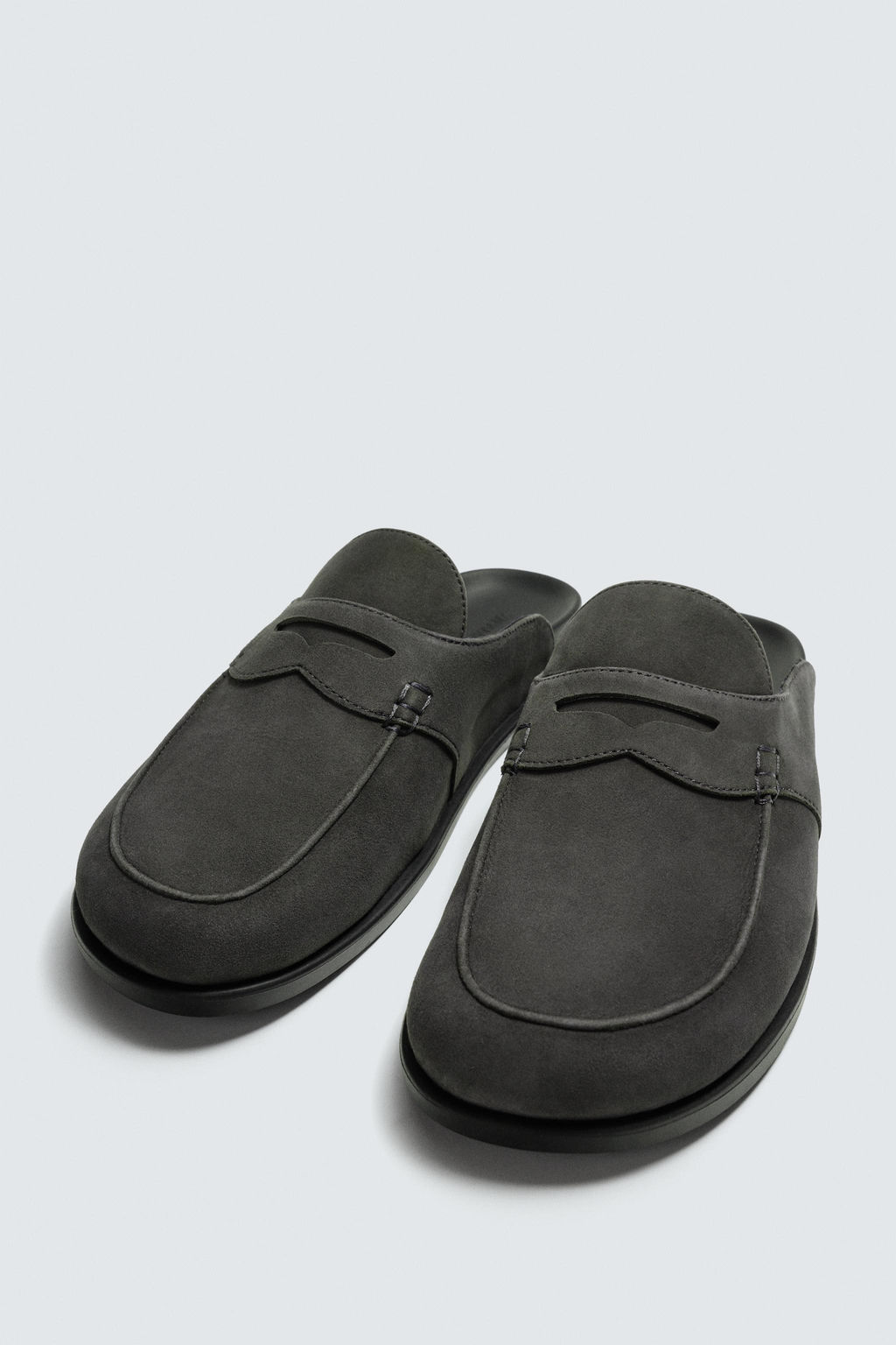 ZUECO PIEL ANTIFAZ / Gris - Zara фото 5