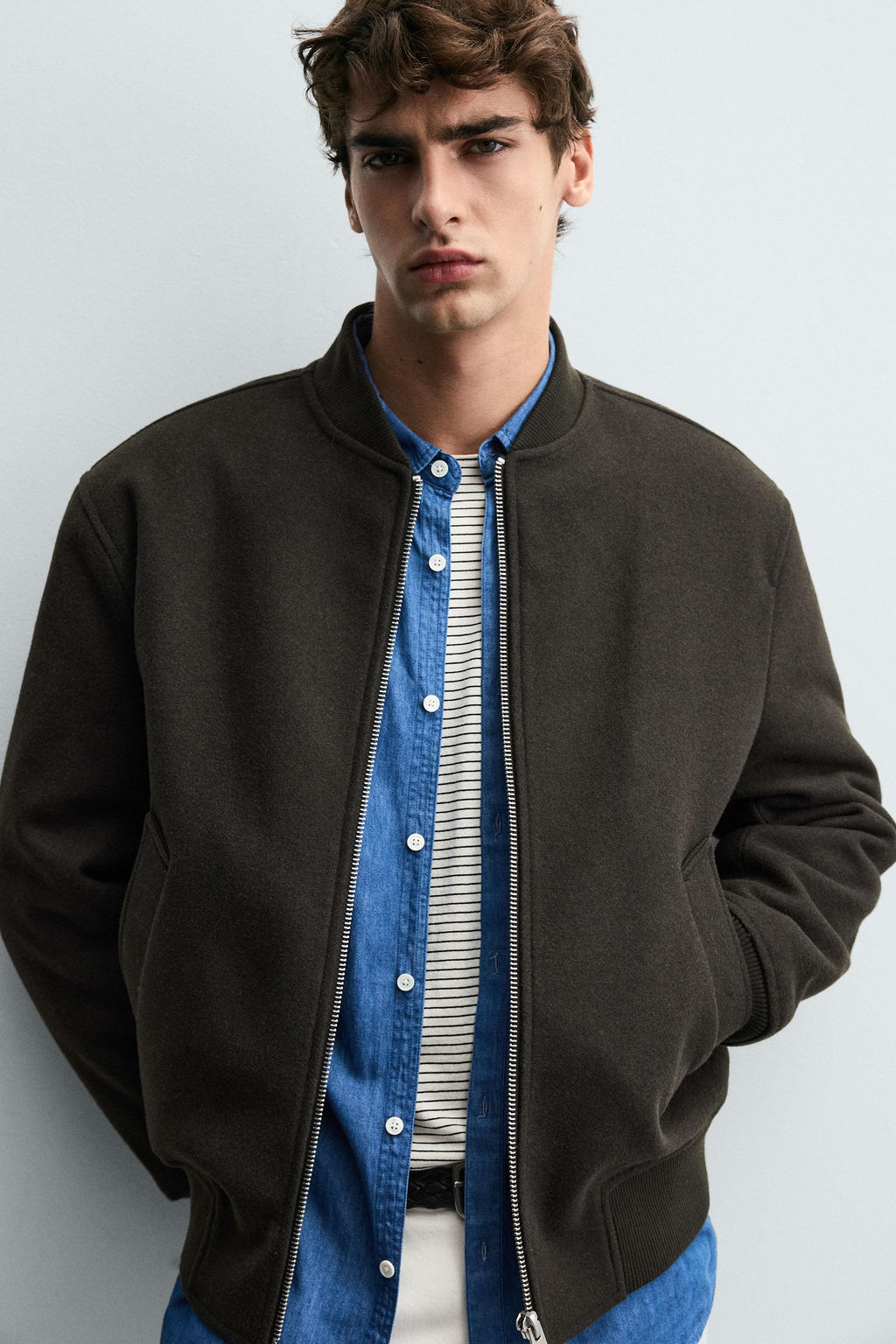 COMBINED BOMBER JACKET - Zara фото 5