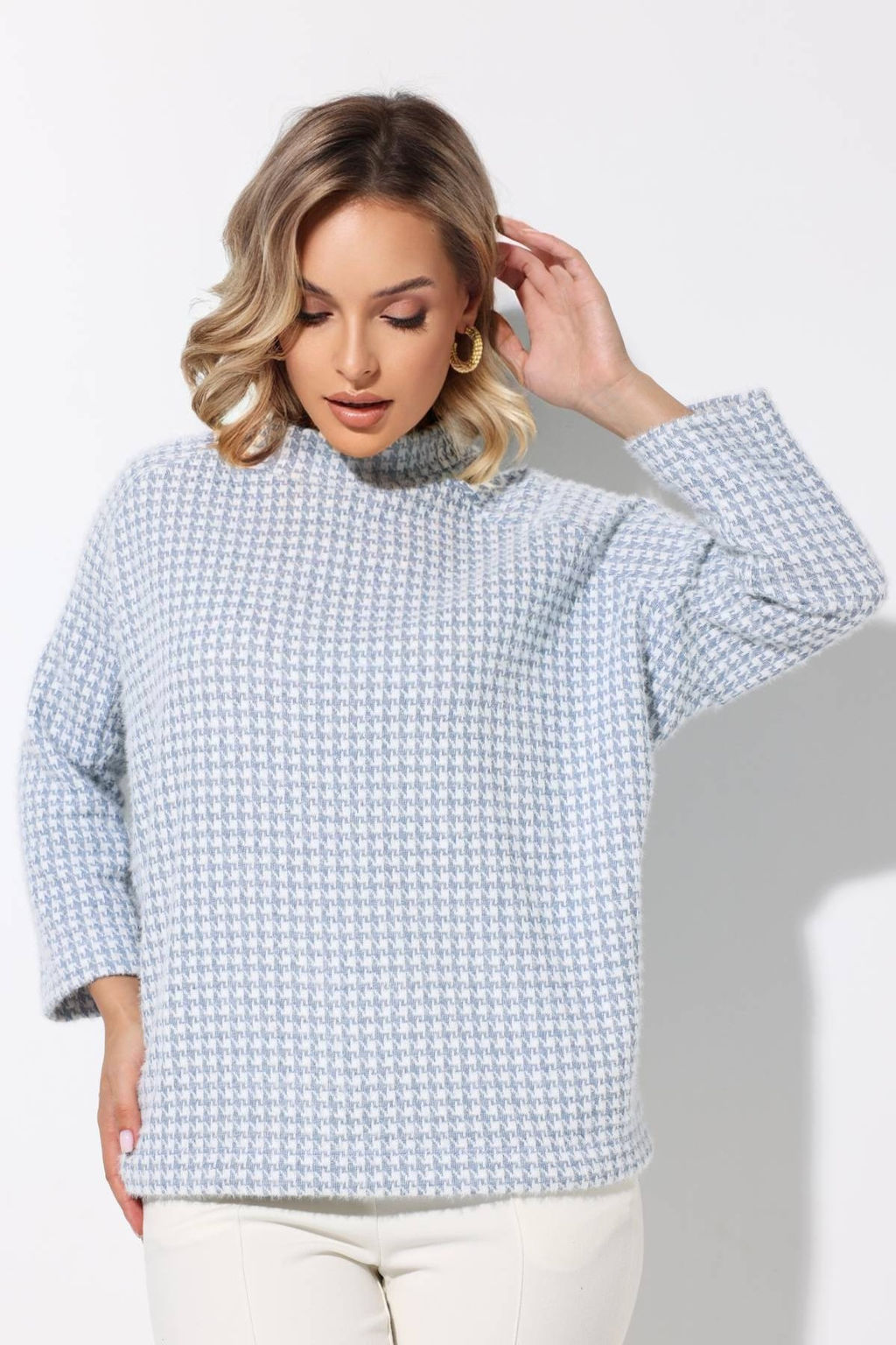 Блузка женская 4300/04/Голубой - Rise фото 6