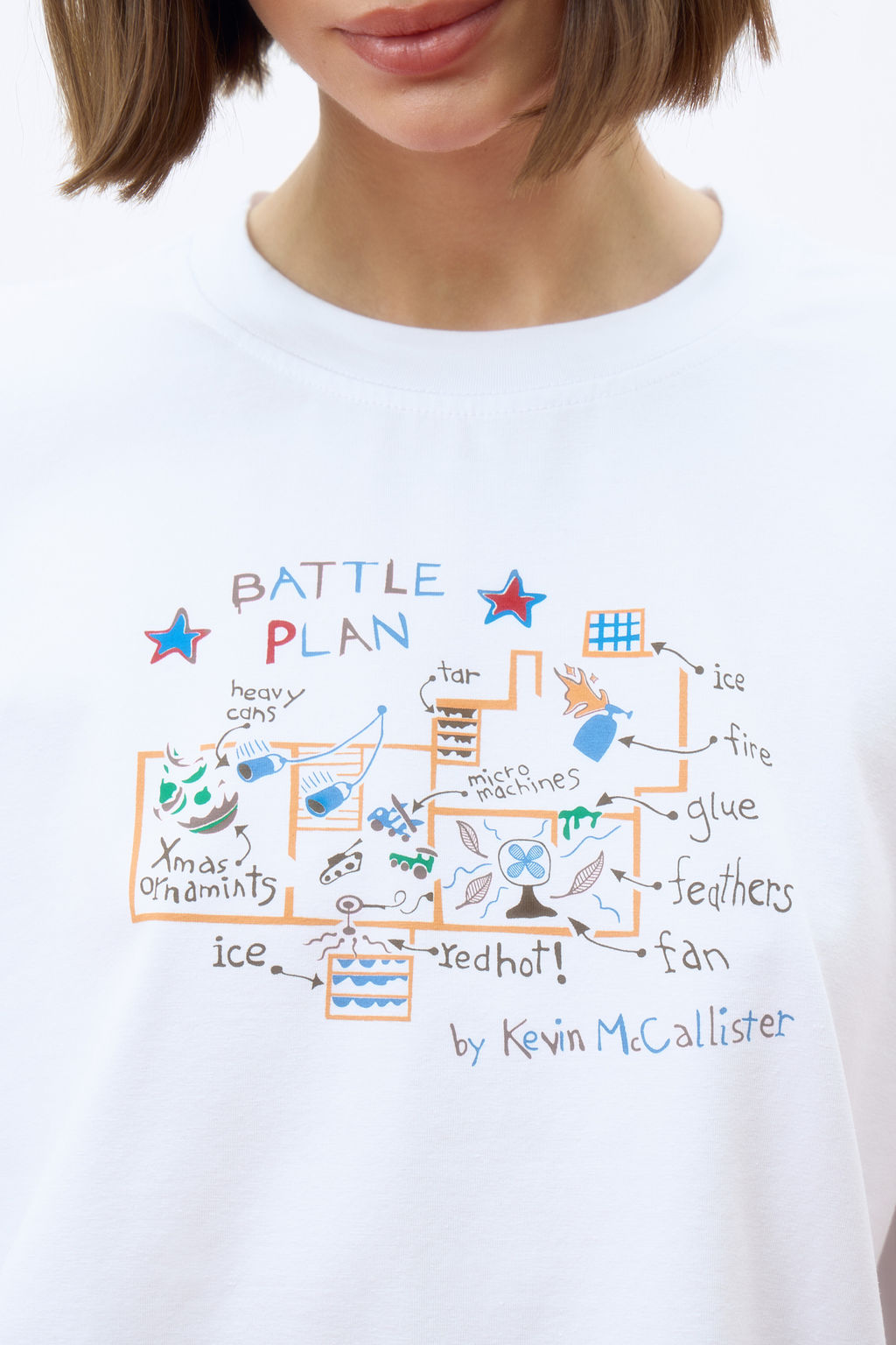Футболка с принтом Battle Plan