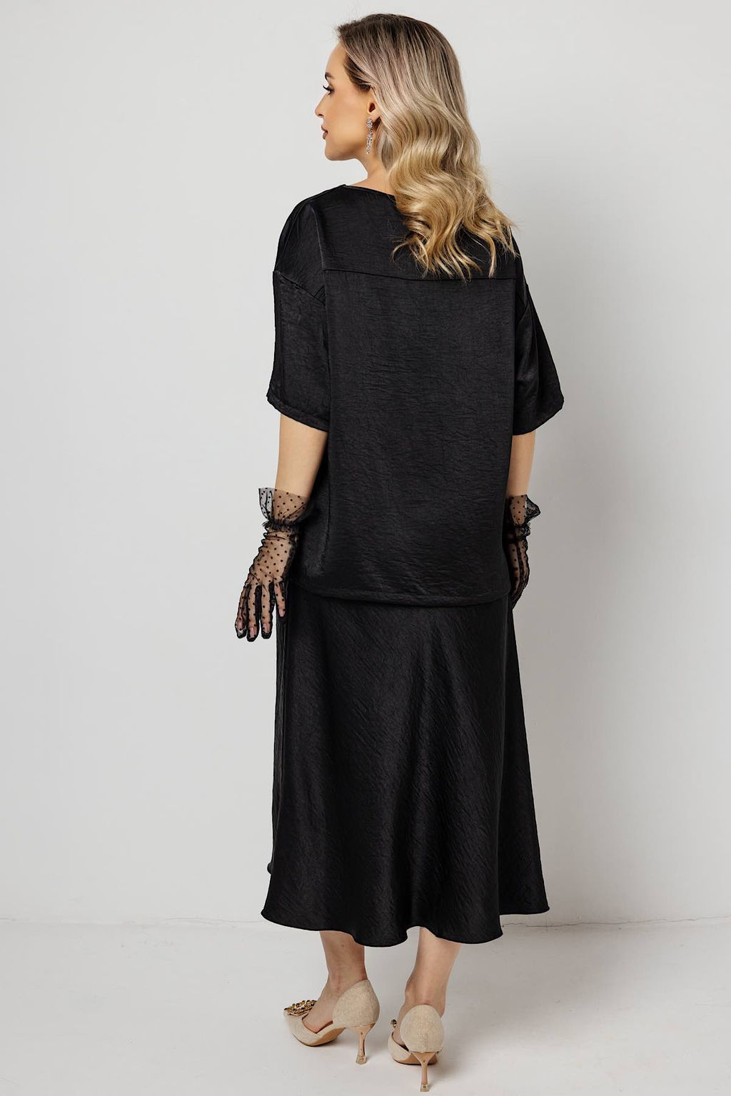 Блузка женская 4483/01/Чёрный - Rise фото 5