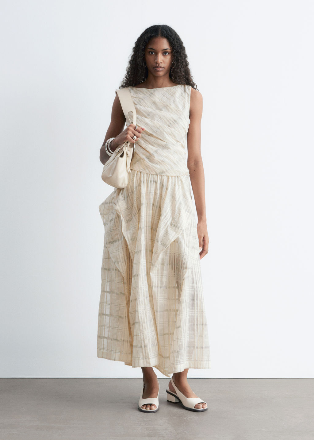 Falda midi fruncida - H&m фото 8