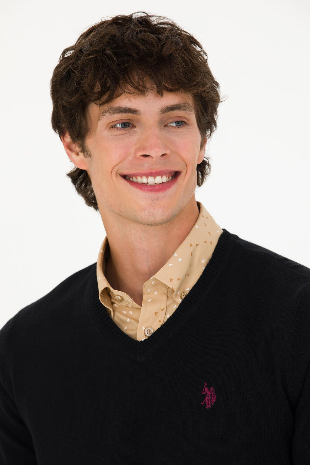 Свитер U.S. Polo Assn черный из хлопка  фото 16