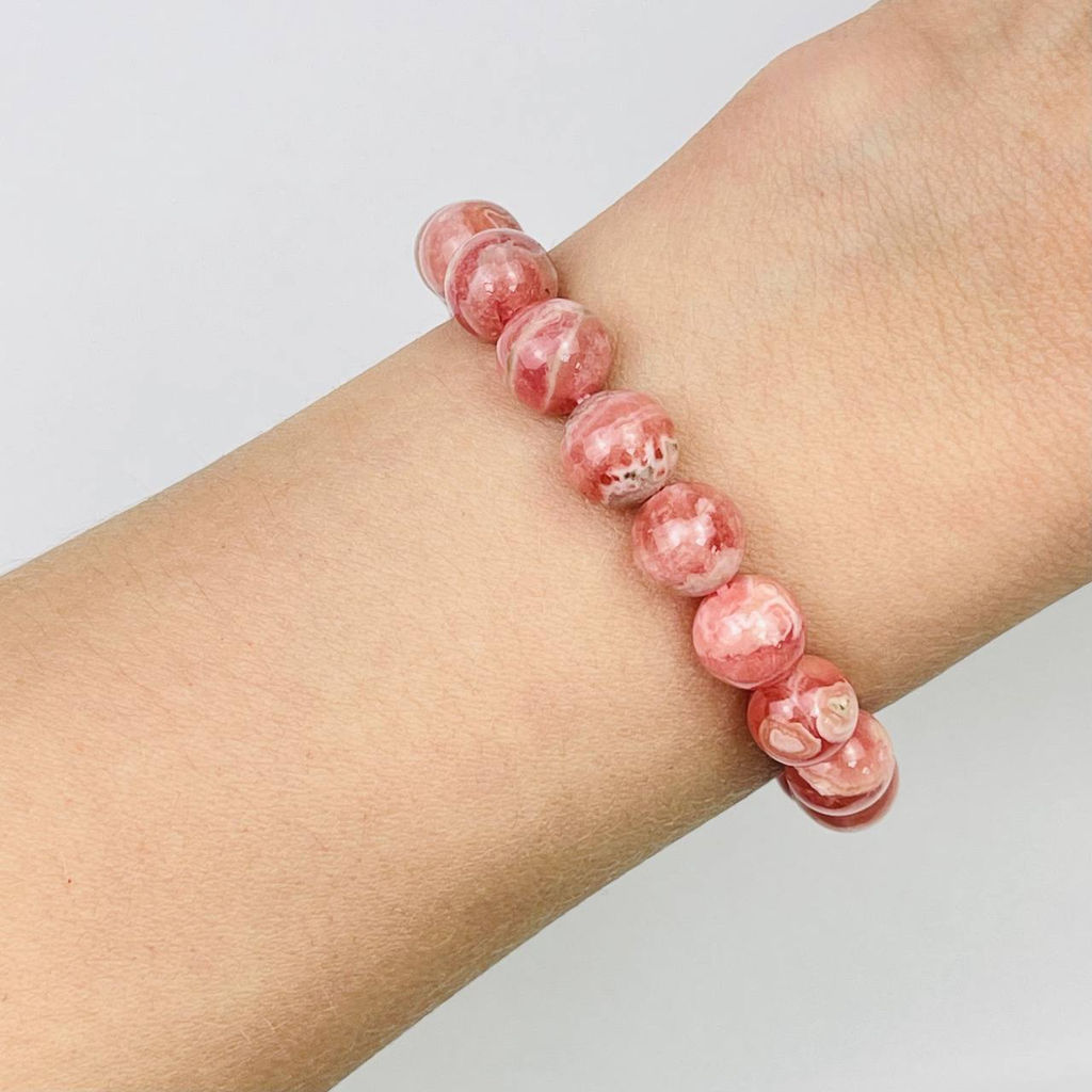 Браслет из Родохрозита - Радуга самоцветов фото 2