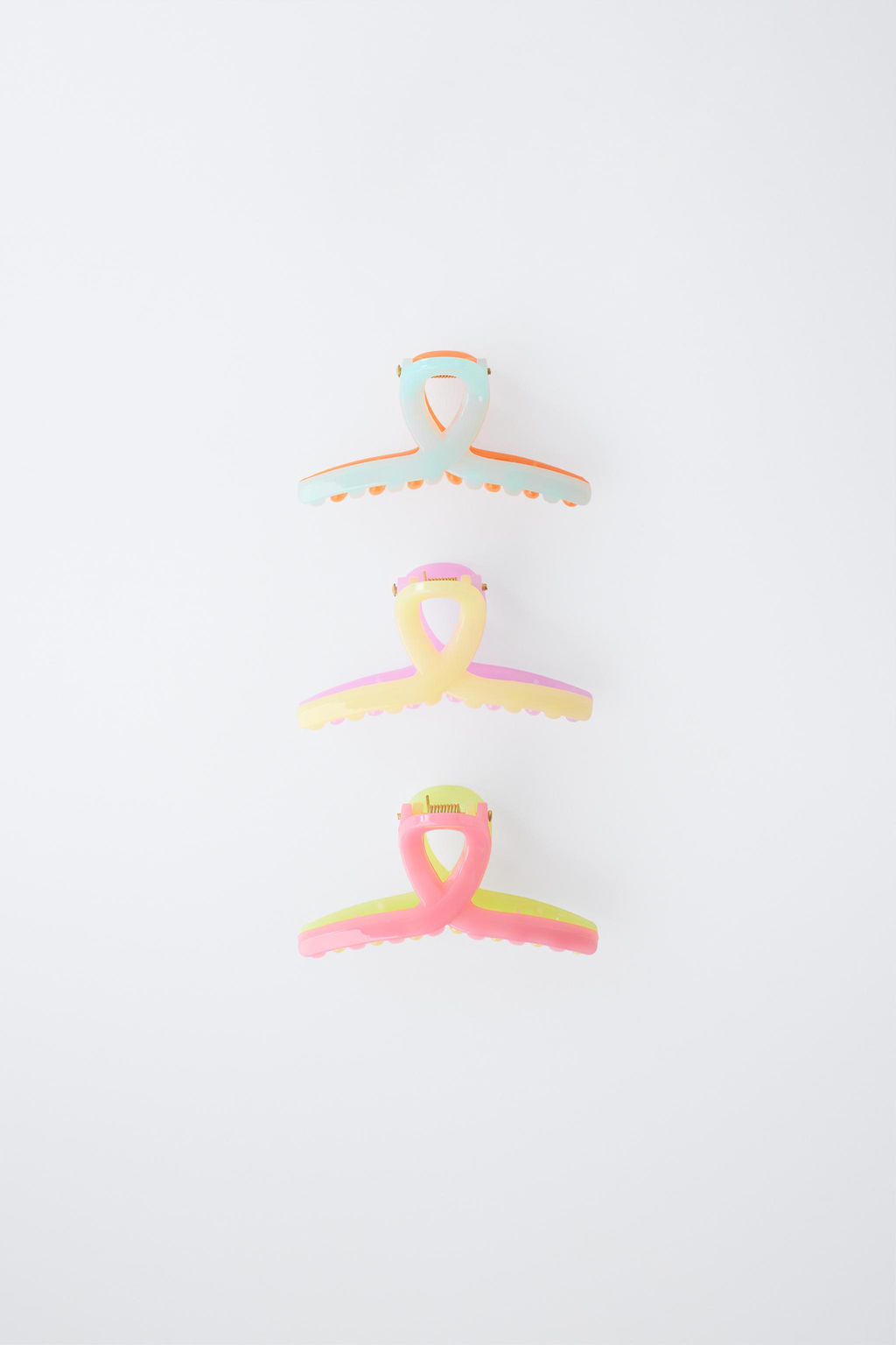 PACK TRES PINZAS NUDO / Multicolor