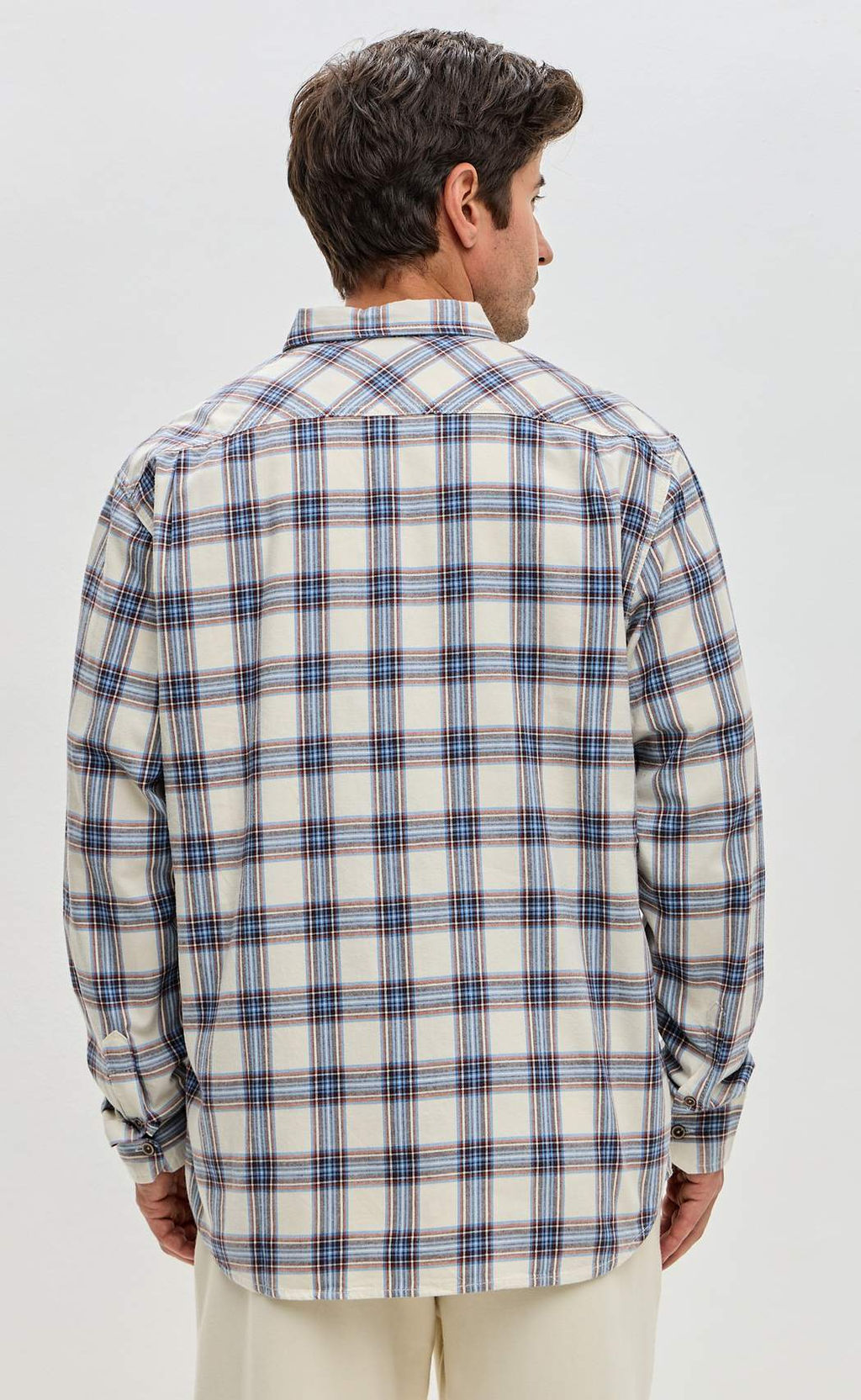 Рубашка F521-0460 milk-blue - Fine joyce фото 9