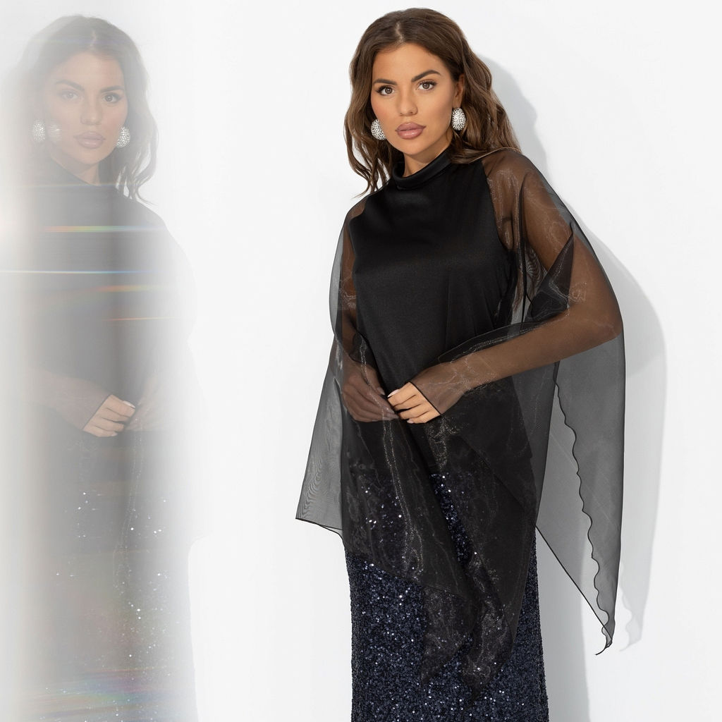 Блуза с акцентными рукавами, Незаменимая / Новый год - Charutti фото 9