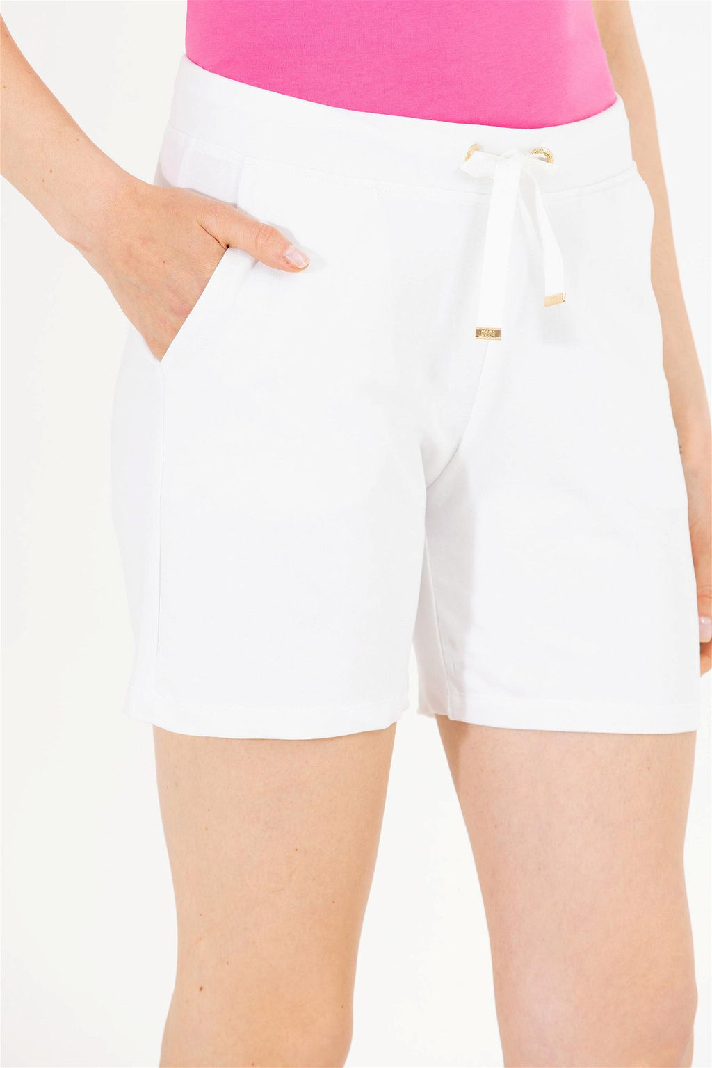 Женские белые вязаные шорты Неожиданная скидка в корзине - U.s. polo assn фото 6