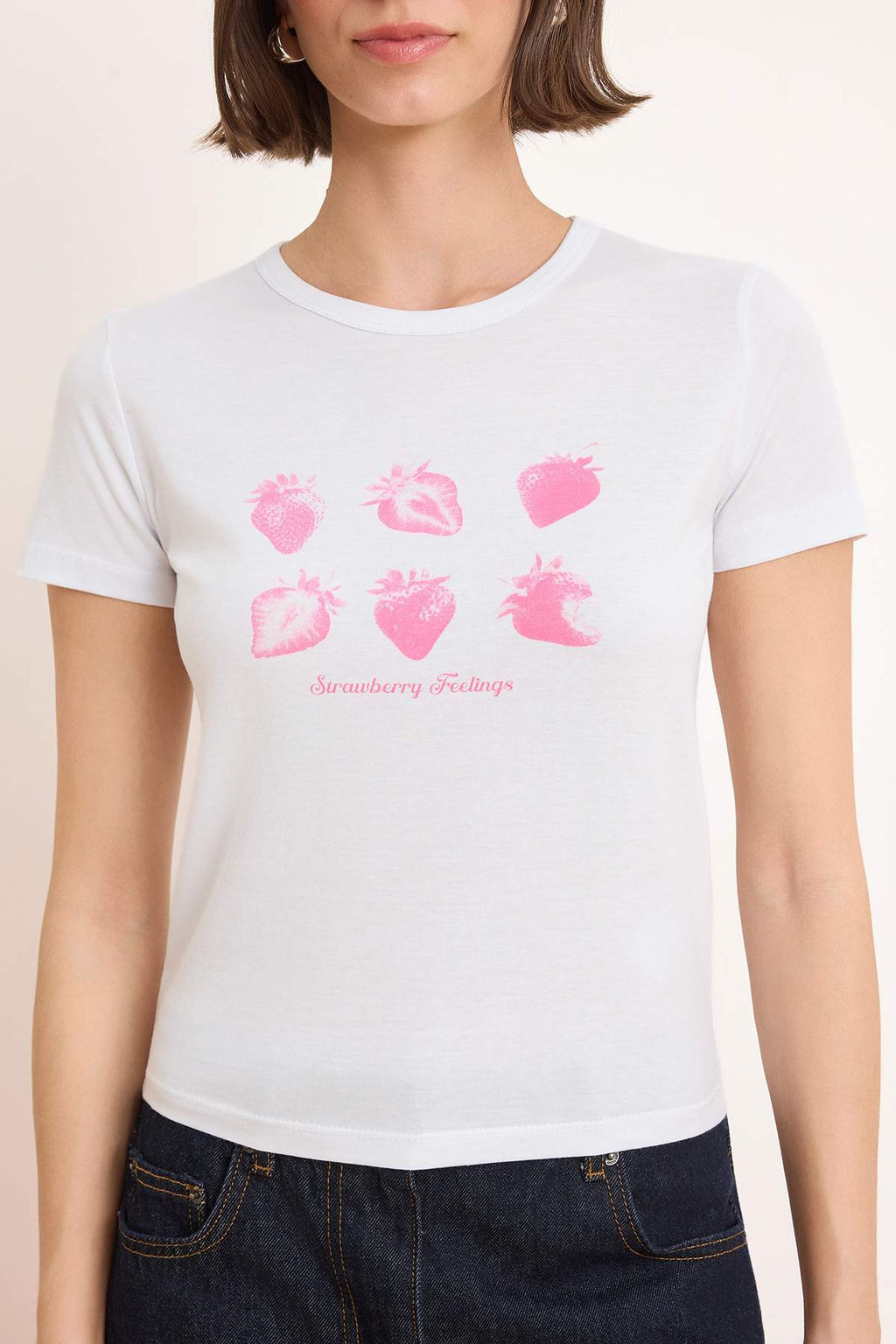 TRENDYOLMILLA Antrasit Fitted/Vucuda Oturan Nak?sl? Orme T-Shirt TWOSS25TS00082 фото 27