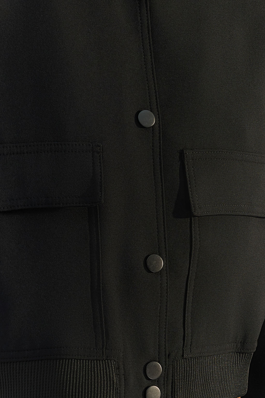 Siyah Premium Bomber Crop Dokuma Ceket TWOAW24CE00047 - Trendyolmilla фото 7
