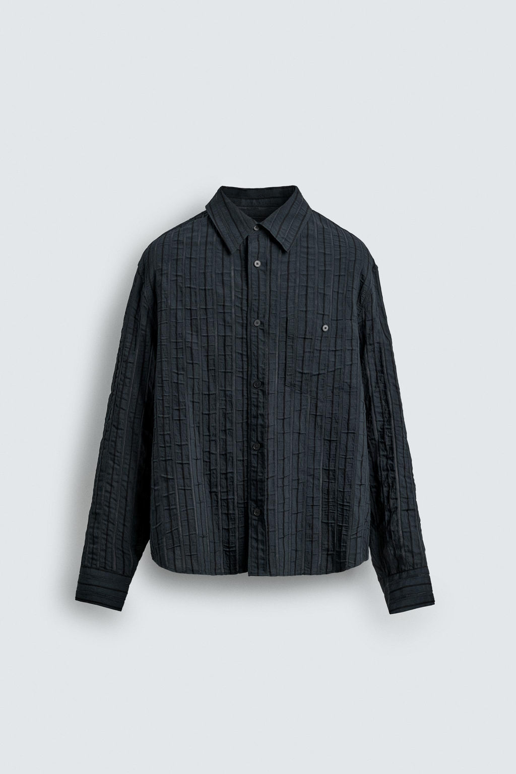 STRIPED JACQUARD SHIRT - Zara фото 7