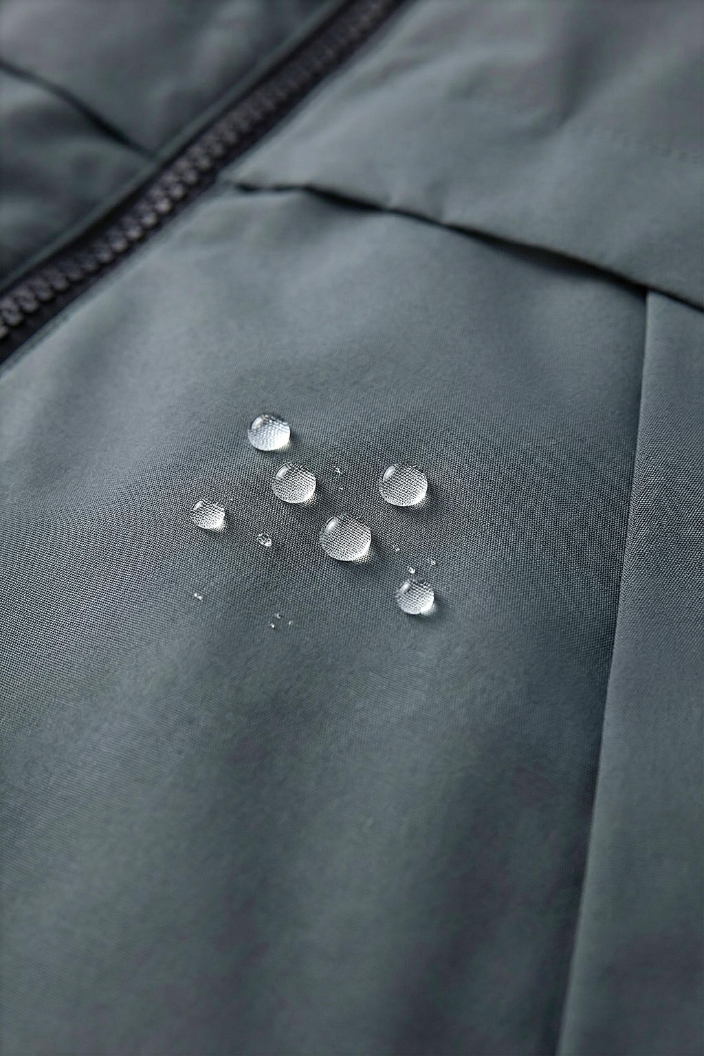 CAZADORA TEXTO WATER REPELLENT / Acero - Zara фото 10