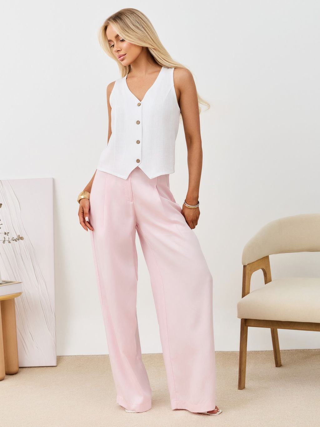 Жилет Аманти-1 из льна с вискозой - Виотекс фото 13