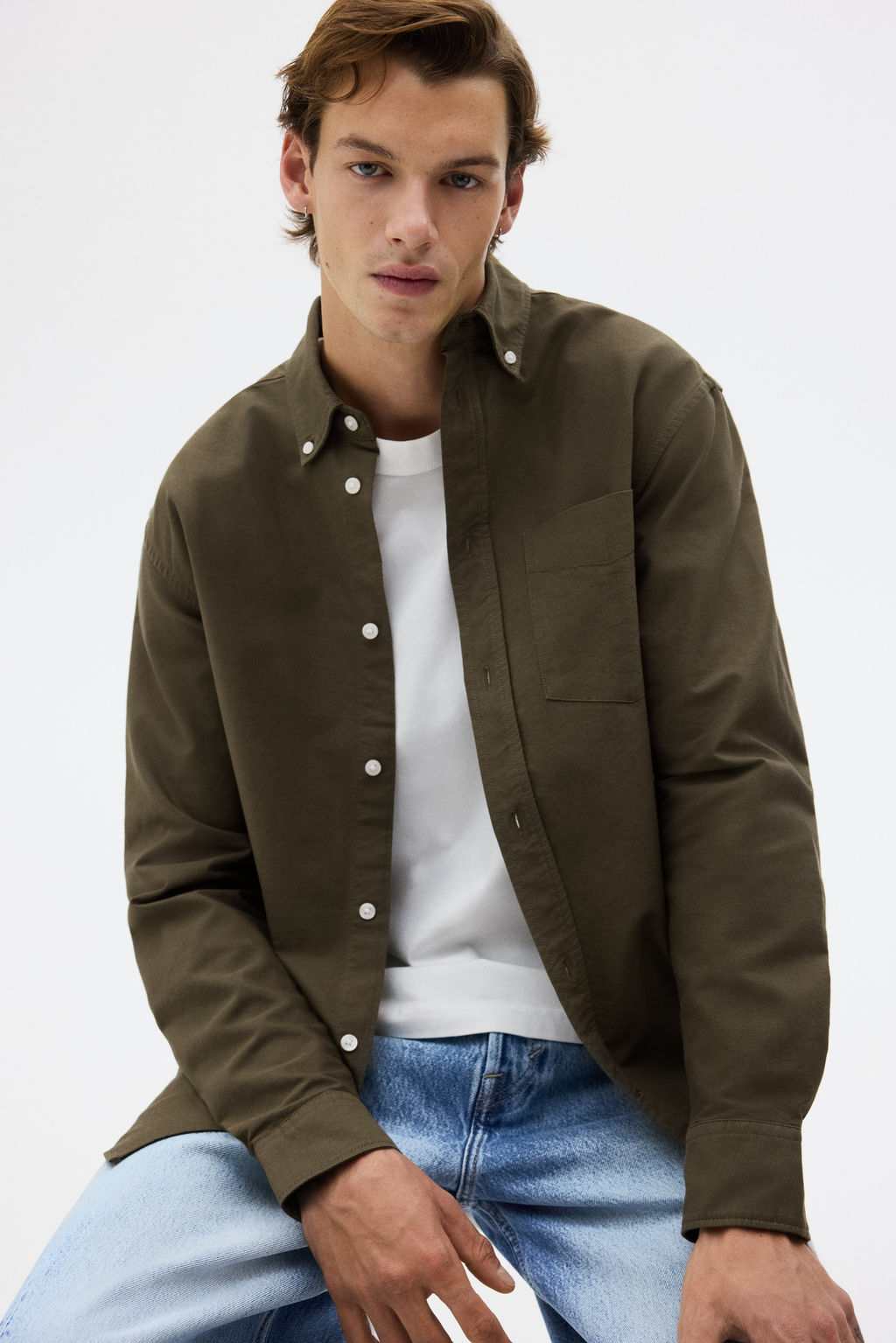 Camisa Oxford Regular Fit - H&m фото 14