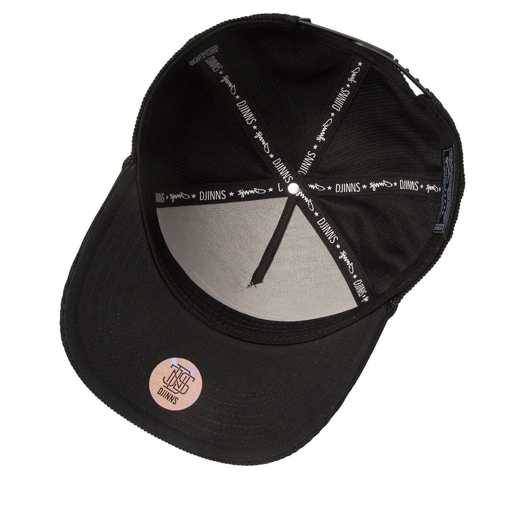 Бейсболка DJINNS арт. HFT Sunday Coffee Cord (черный)