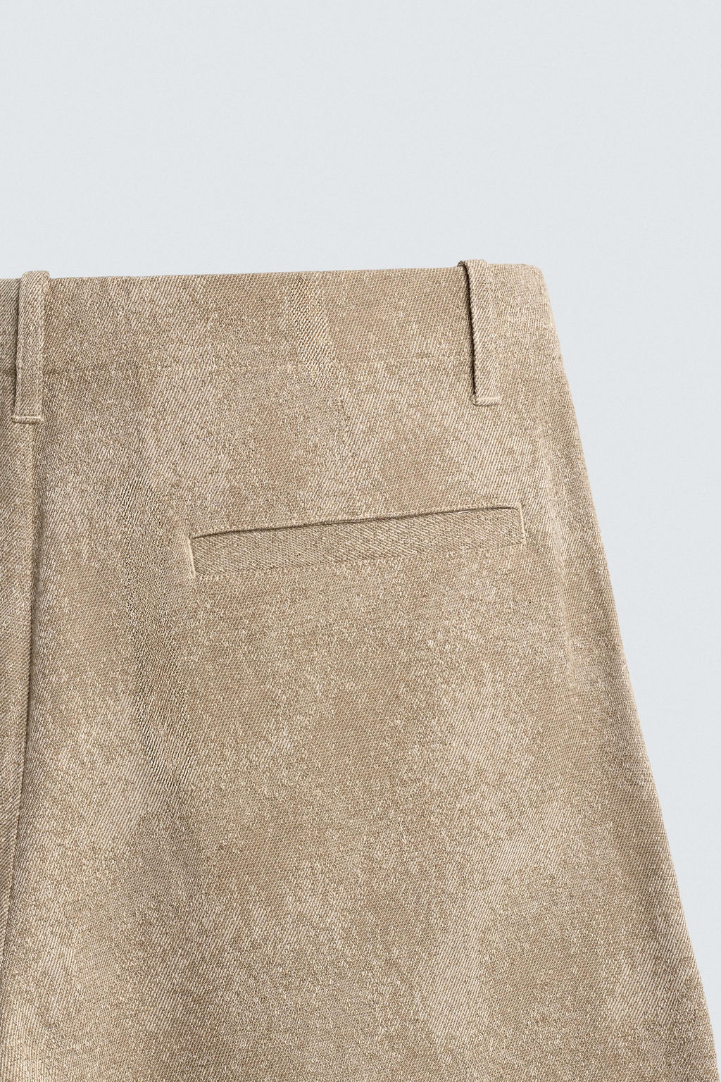 PANTAL?N CHINO RELAXED FIT JACQUARD / Tostado - Zara фото 11