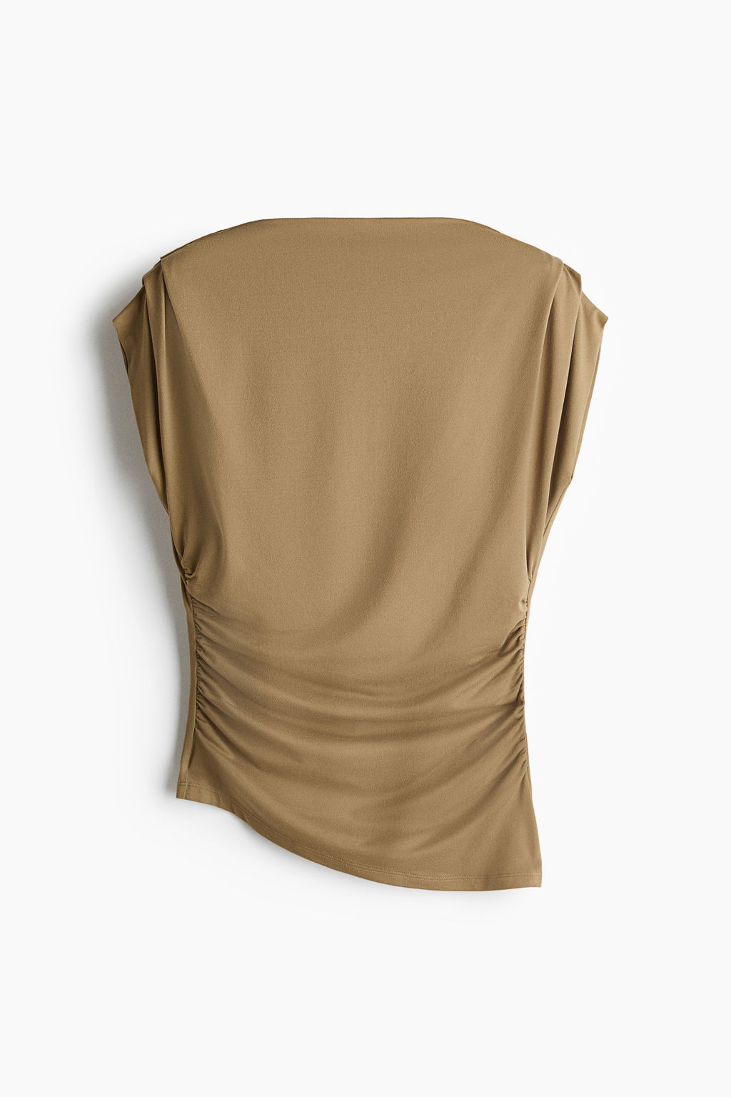 Top drapeado con escote barco - H&m фото 2