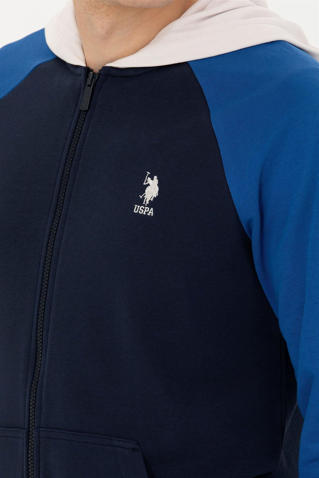 Мужской темно-синий вязаный кардиган - U.s. polo assn фото 14