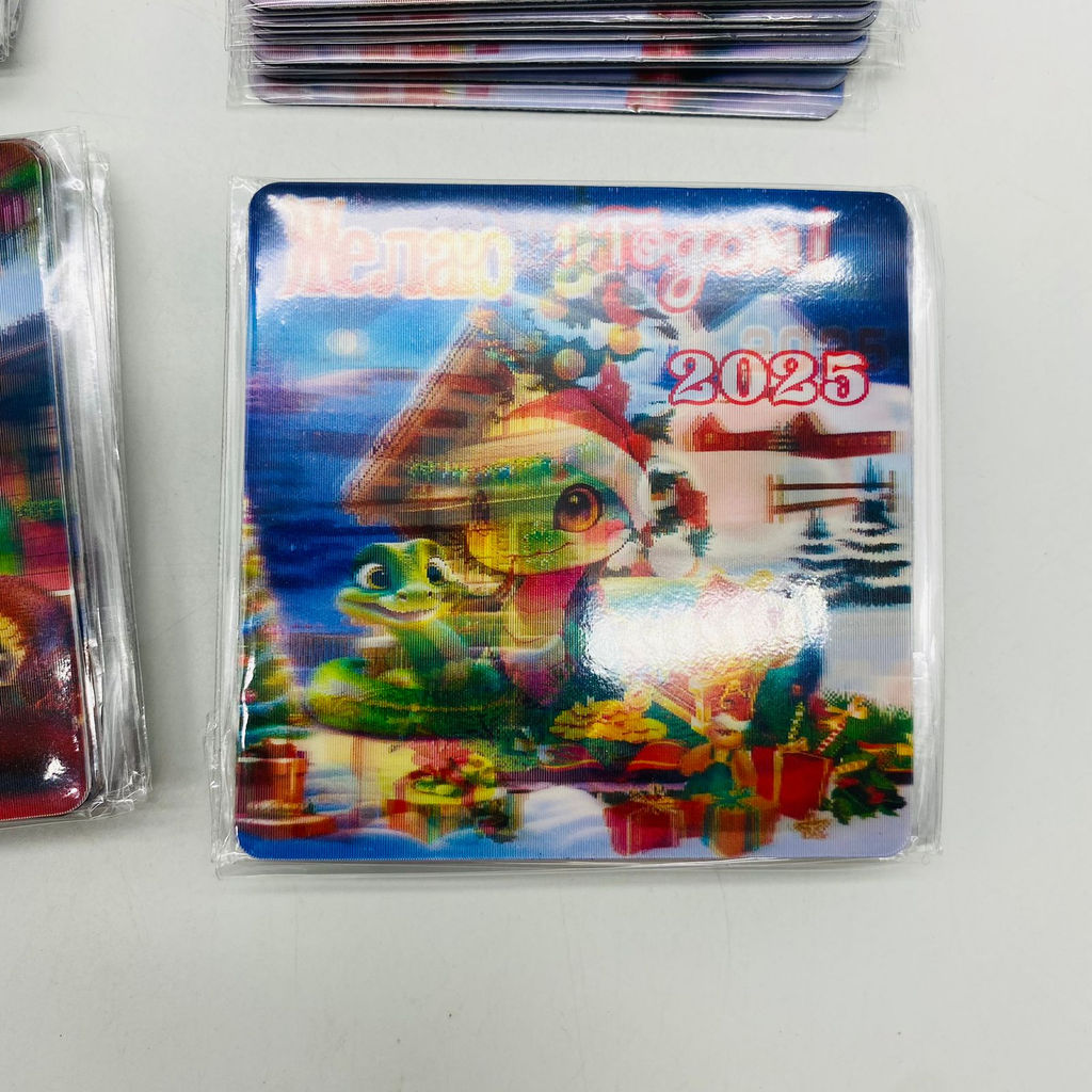 Магнит новогодний с пожеланием 60 шт в уп (арт. M-1) - Ип лебедев о.ю фото 2