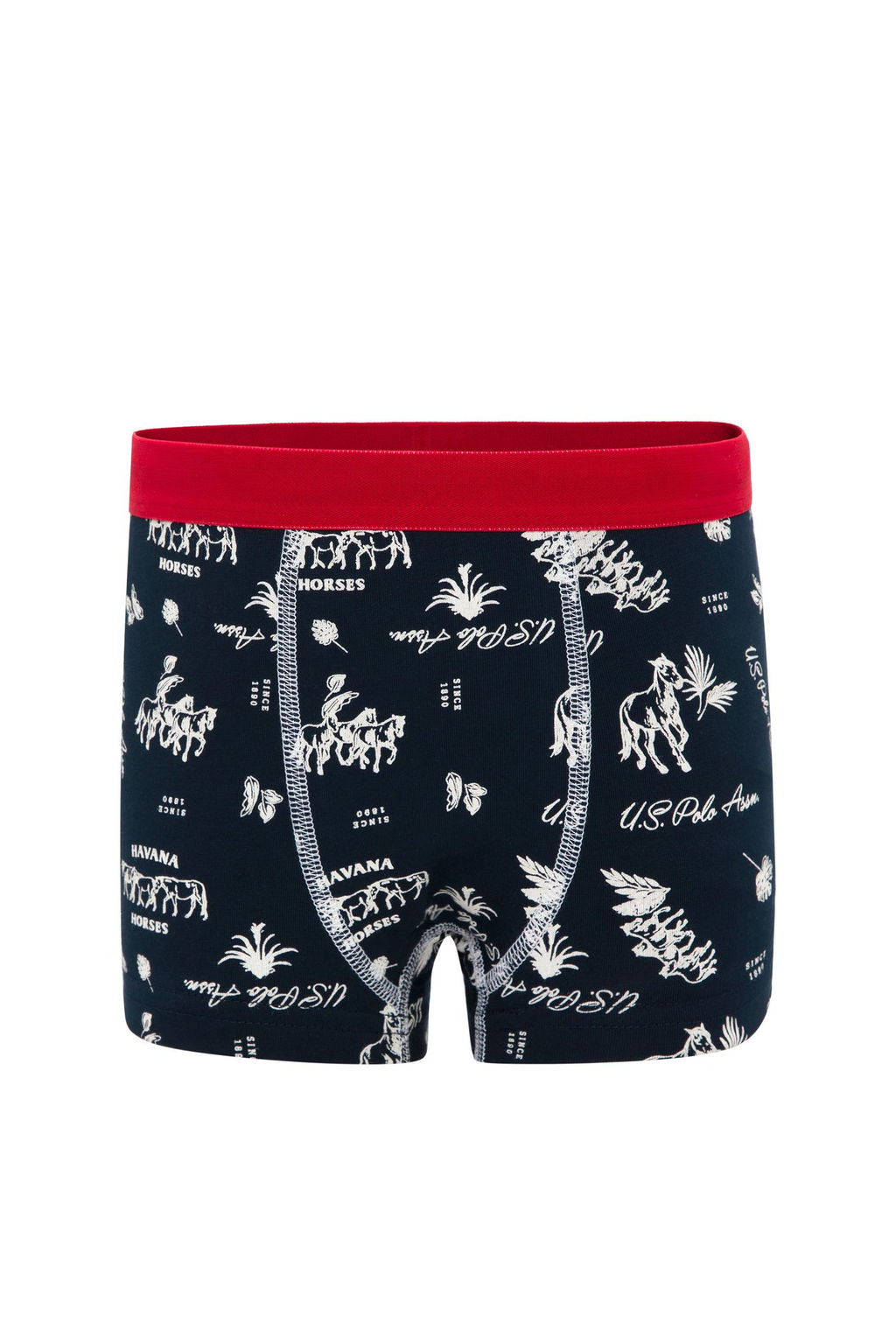 Красная нижняя часть нижнего белья для мальчика - U.s. polo assn фото 2