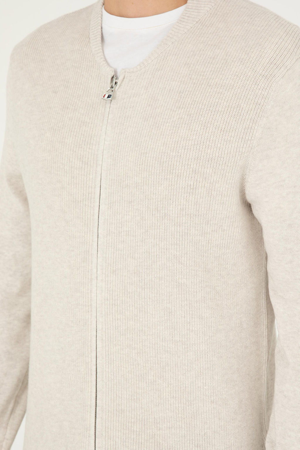 Мужской базовый трикотажный кардиган Stone Melange - U.s. polo assn фото 14