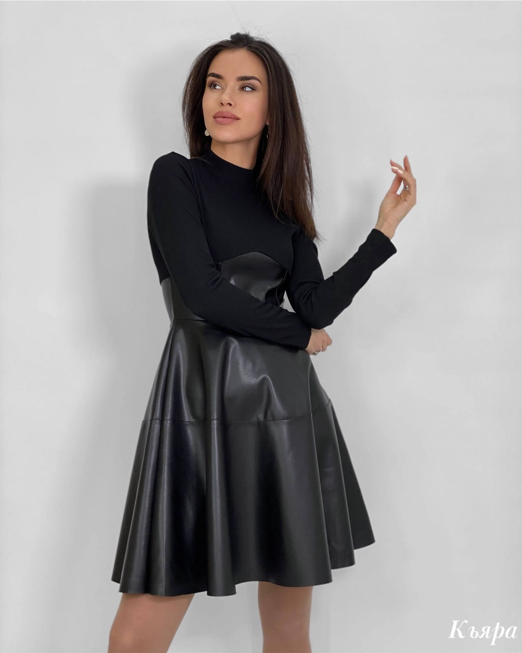 Платье Кьяра (черный) - Nadi bordo фото 5