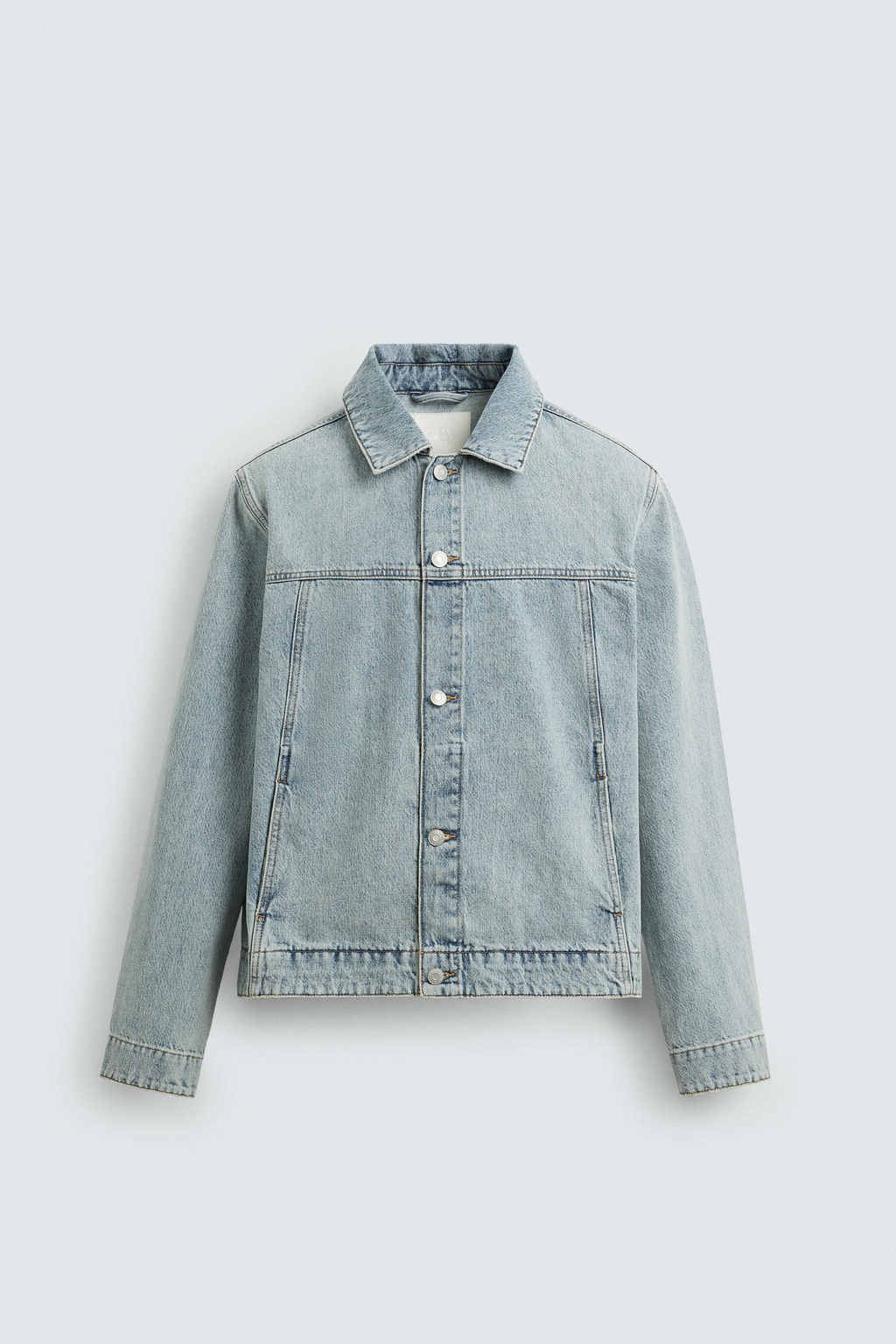 BASIC DENIM JACKET - Zara фото 7