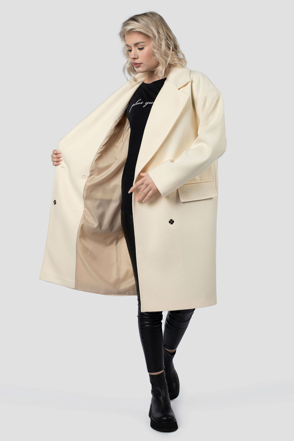 01-11967 Пальто женское демисезонное - El podio фото 2