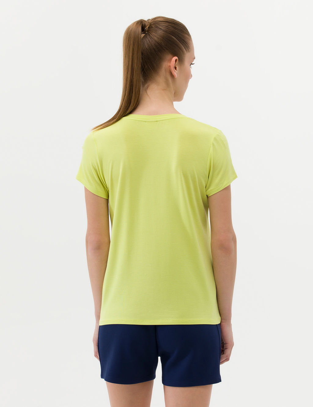 Ye_il Comfort Fit V Yaka Basic Ti__rt