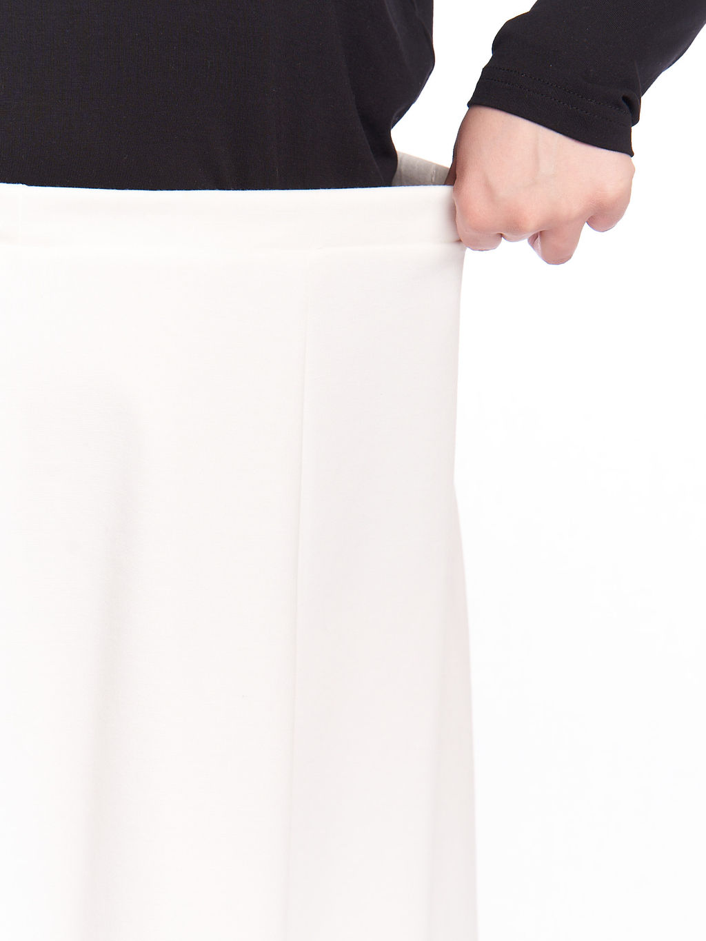 Юбка из плотного трикотажа UB17406WHT04