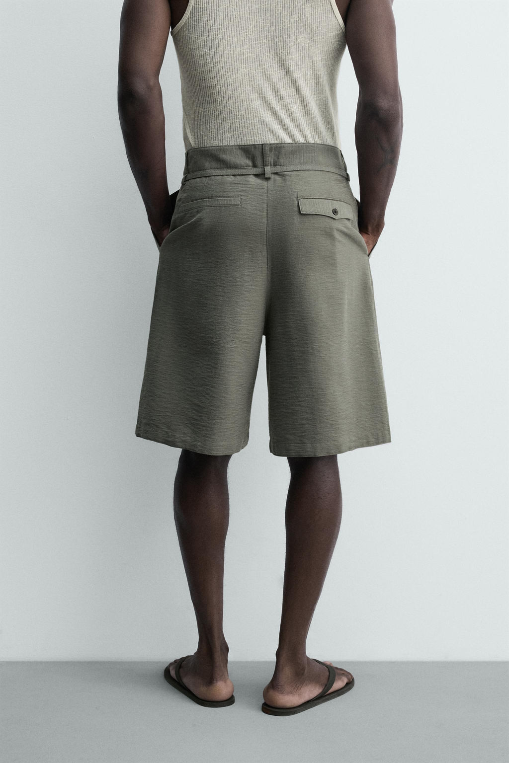 BERMUDA BAGGY FIT ESTAMPADO PAISLEY / Azul claro - Zara фото 3