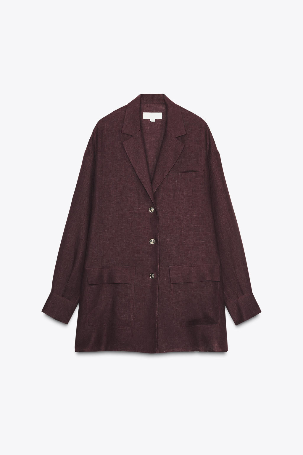 LONG LINEN BLAZER - Zara фото 10