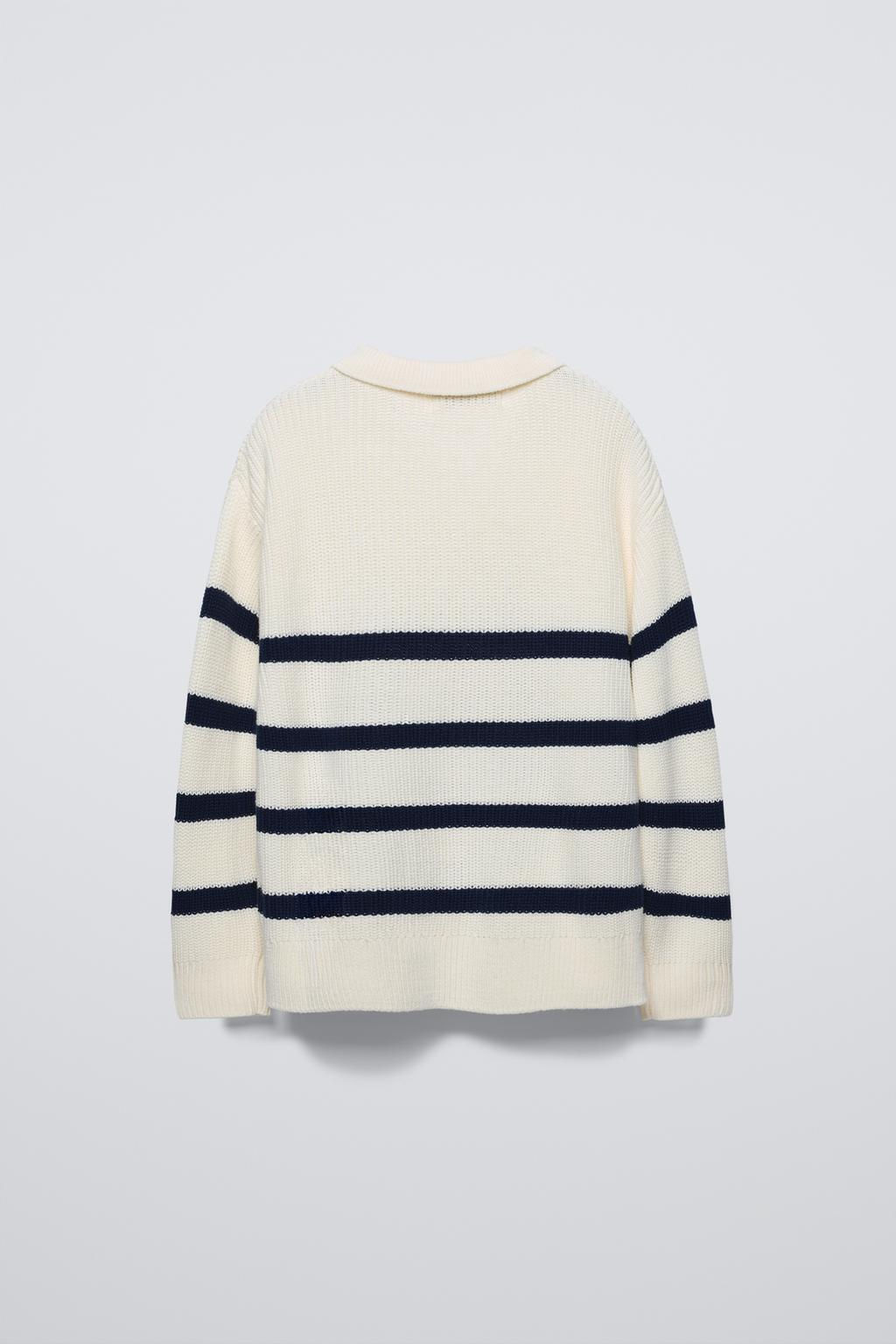 STRIPED SWEATER WITH ZIP - Zara фото 2