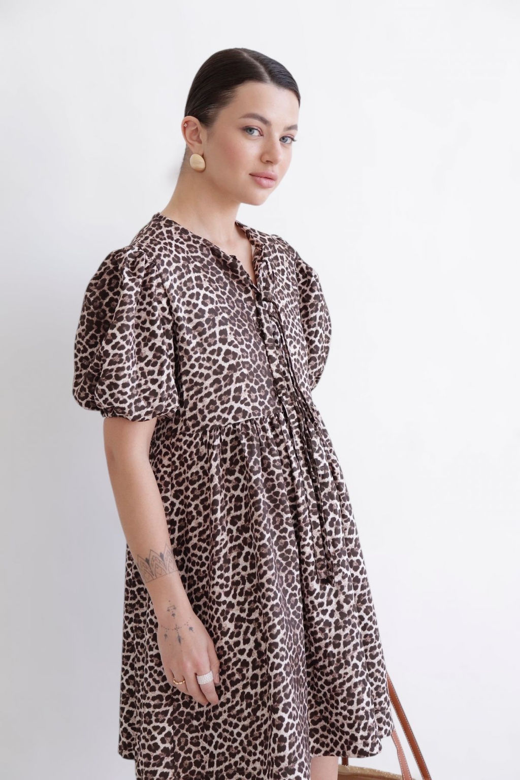 Martichelli Платье с анималистичным принтом  фото 7