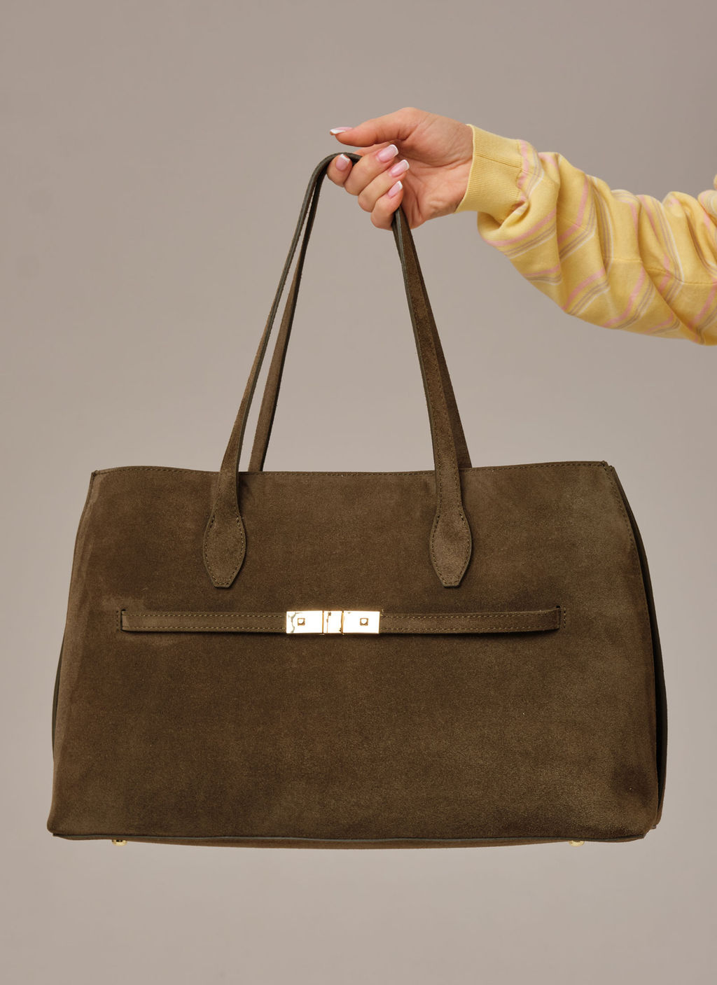 Замшевая сумка Bossy DBR 31382 тундра фото 2